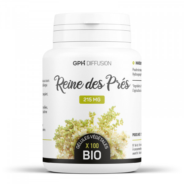 Reine des Prés Bio - 215 mg - 200 gélules végétales