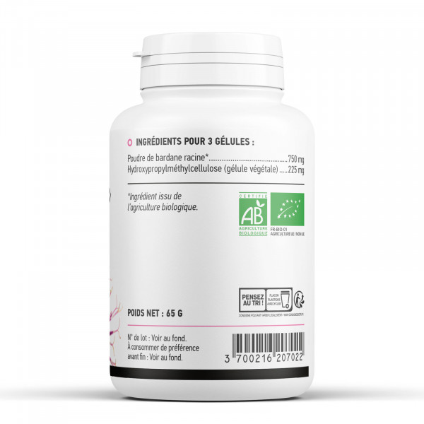Bardane racine biologique 250 mg