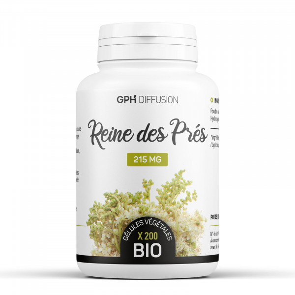 Reine des Prés Bio - 215 mg - 200 gélules végétales