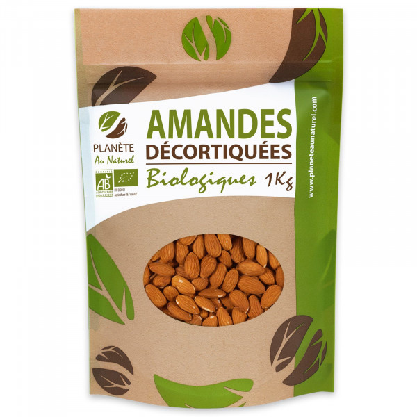 Amandes Décortiquées Bio 500g