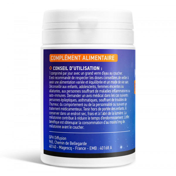 Mélatonine Fort - 1.8mg - 60 comprimés
