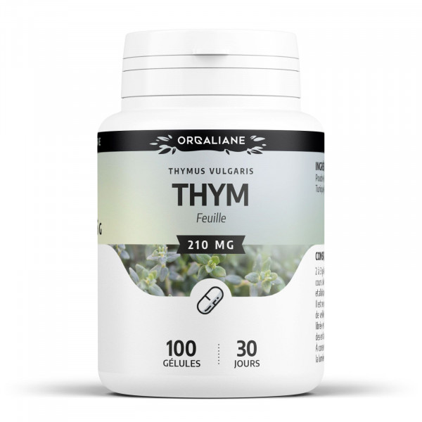Thym - 210 mg - 100 gélules