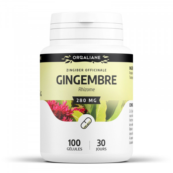 Gingembre - 280mg - 100 gélules