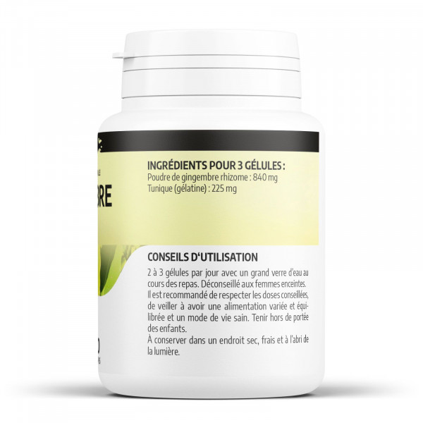 Gingembre - 280mg - 100 gélules