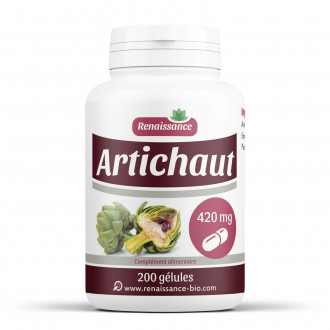 Artichaut - 420 mg - 200 gélules