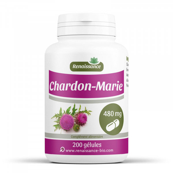 Chardon- Marie - 480 mg - 200 gélules