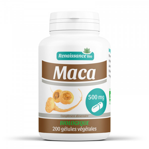 Maca Bio - 500mg - 200 gélules