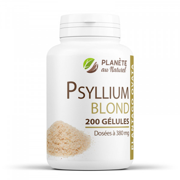 Psyllium Blond Téguments - 220mg - 200 gélules