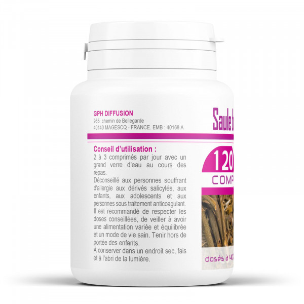 Saule Blanc Bio - 400 mg - 120 Comprimés