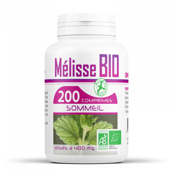 Mélisse Bio - 400mg - 200 comprimés