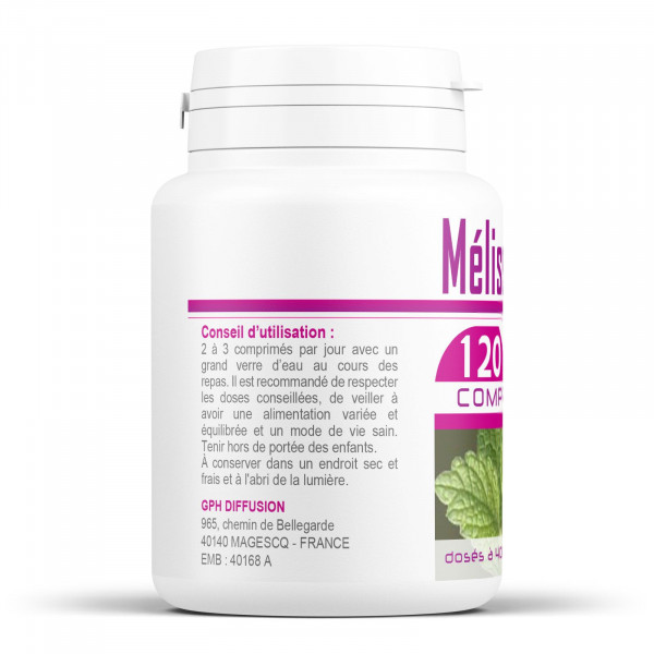 Mélisse Bio - 400 mg - 120 comprimés