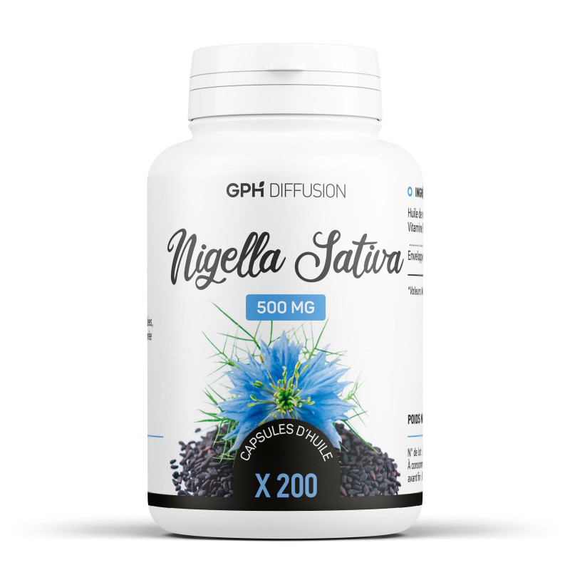 Huile de Nigelle 100 capsules  Acheter en Ligne sur Acérola