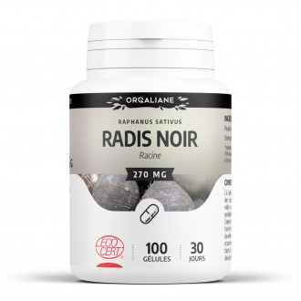 Radis Noir Ecocert - 270 mg - 100 gélules