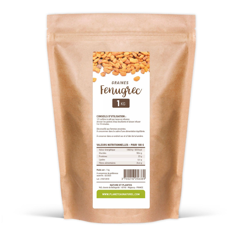 Grains de Fenugrec - Sachet de 500g