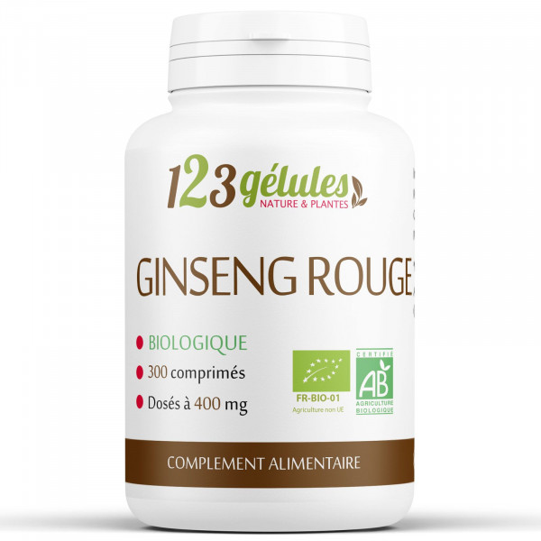 Ginseng Rouge Bio - 400mg 300 comprimes