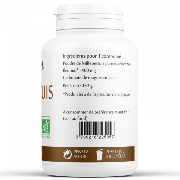 Millepertuis Bio - 400mg - 300 comprimés