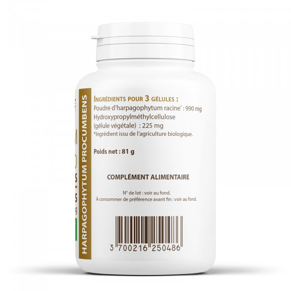 Harpagophytum Bio - 330mg - 200 gélules végétales