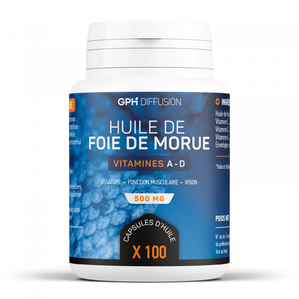Huile de Foie de Morue - 100 capsules