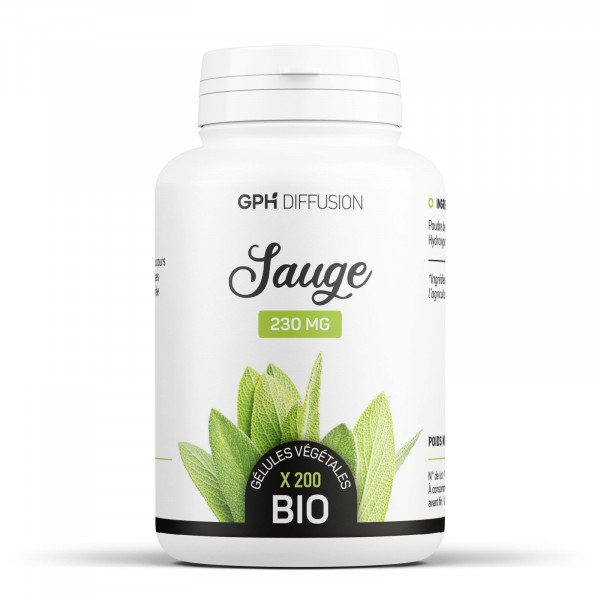 Sauge feuille biologique 230 mg