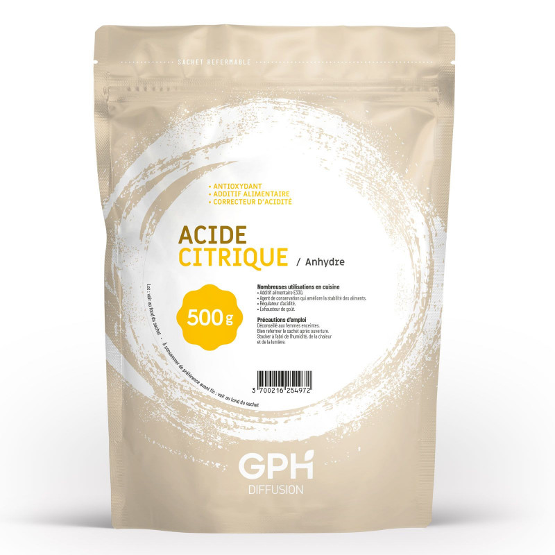 Acide citrique de qualité alimentaire, 25 kg - Compléments alimentaire