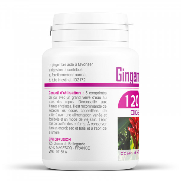 Gingembre Bio - 400 mg - 200 comprimés