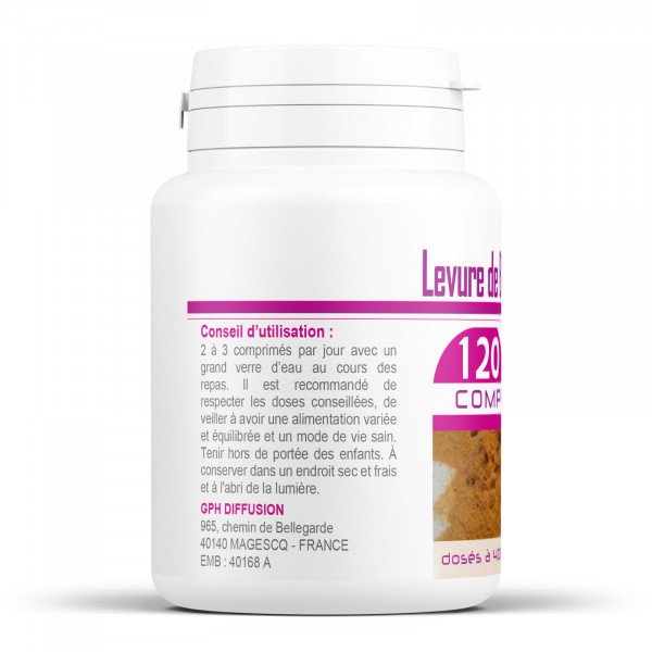 Levure de bière Bio 400mg - 200 Comprimés