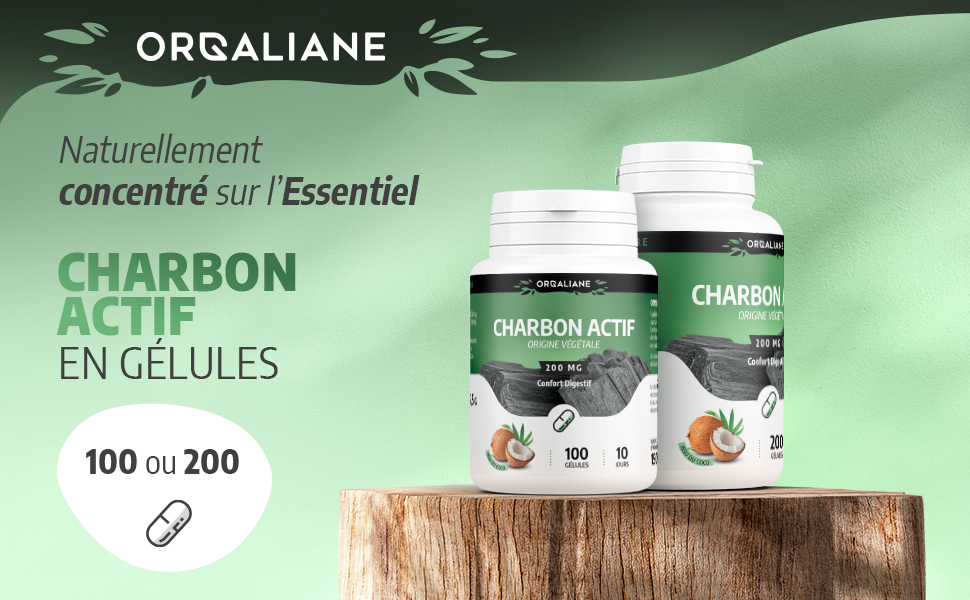 Charbon Végétal - 200 mg - gélules