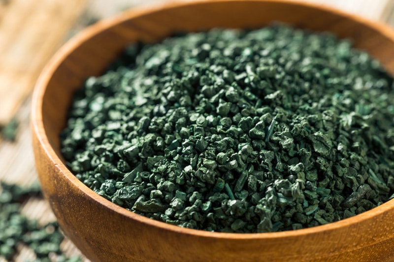 Spiruline, paillettes