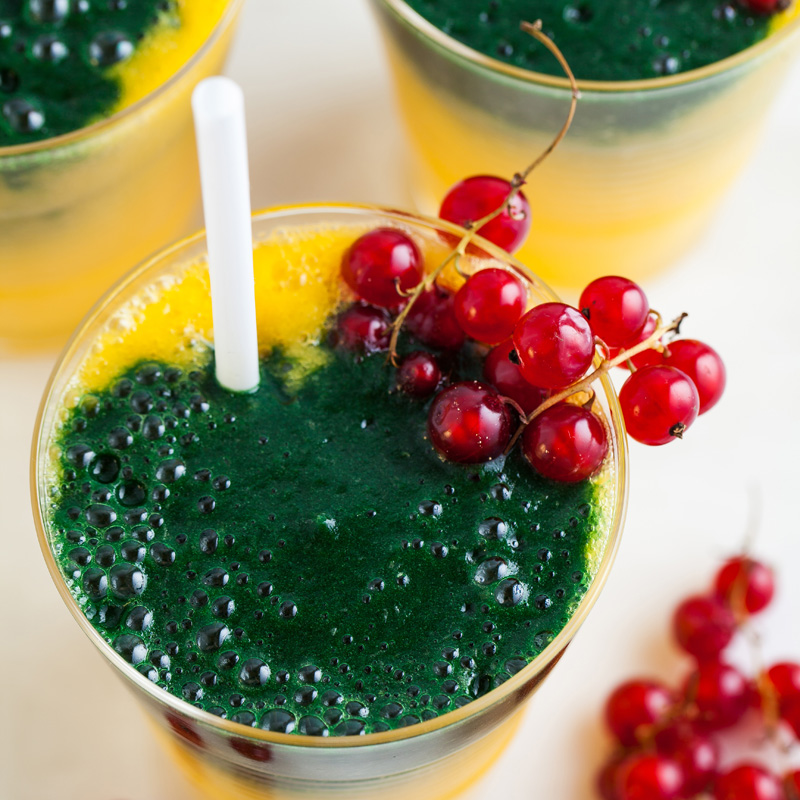 smoothie, spiruline